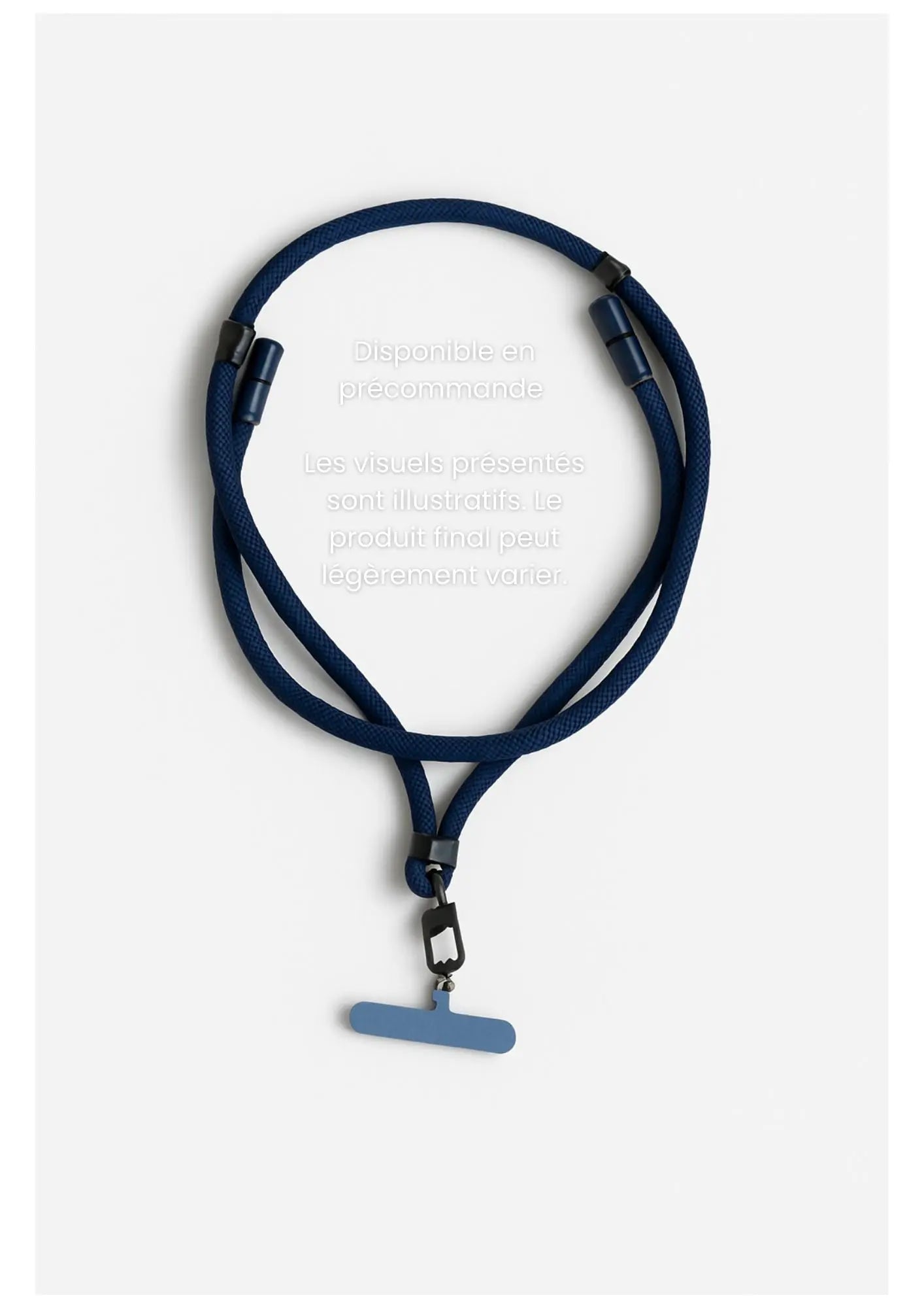 Iséa – Lanière de téléphone élégante avec câble USB-C intégré