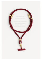 Iséa – Lanière de téléphone élégante avec câble USB-C intégré