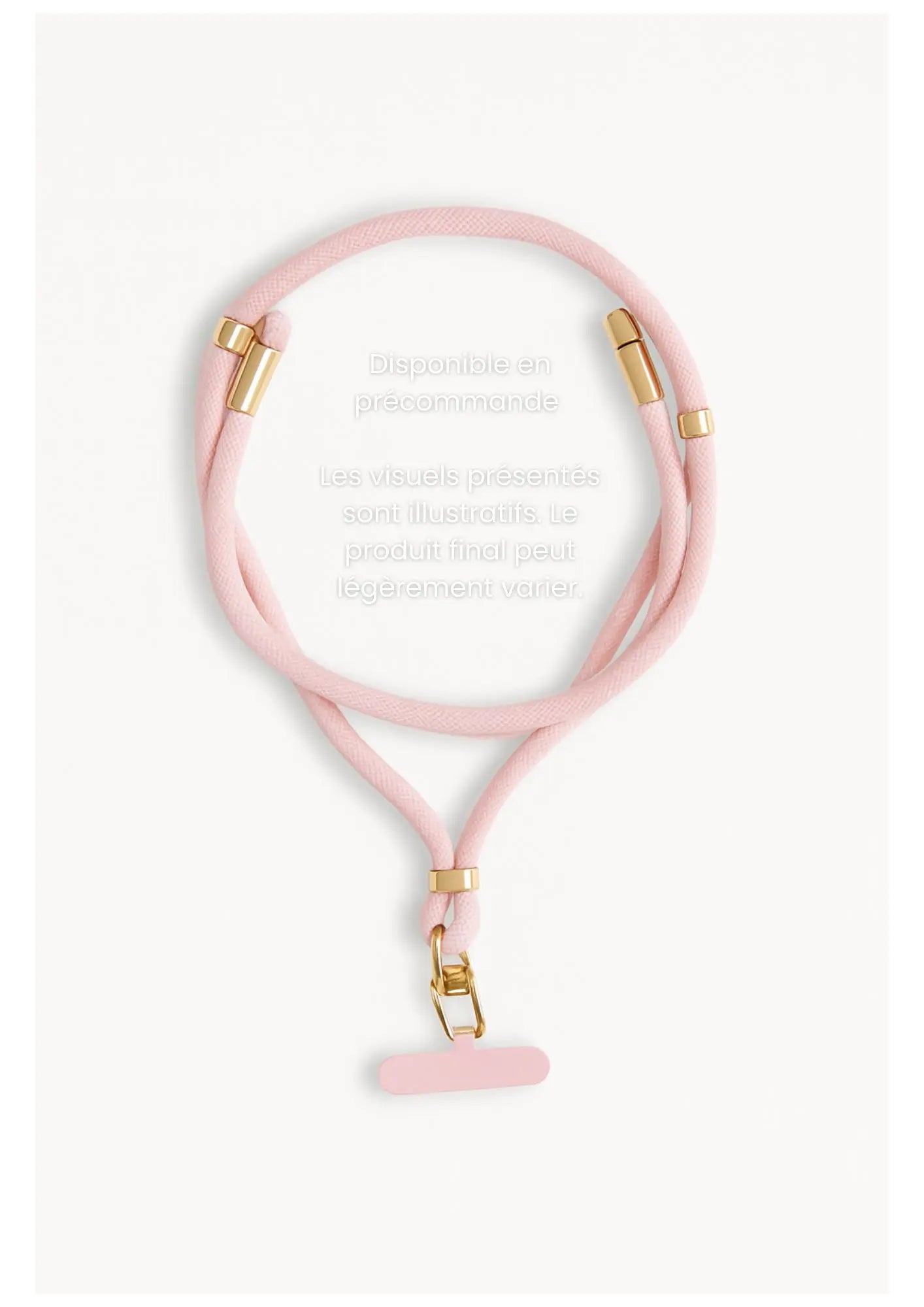 Iséa – Lanière de téléphone élégante avec câble USB-C intégré